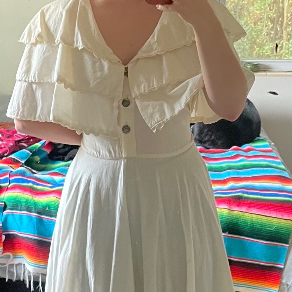 Off White Vintage Dress